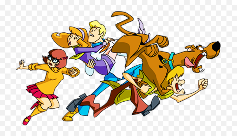 Scooby Doo And His Family Running Image - New Scooby Doo Vs Mystery Incorporated Png,Mystery Machine Png