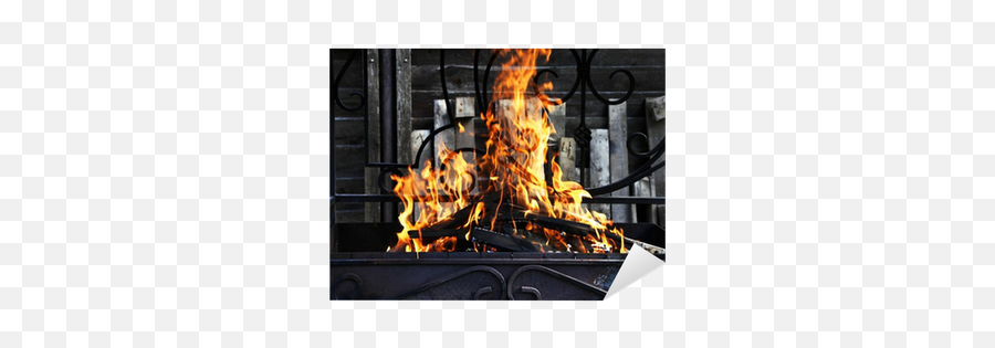 Fire With Sparks Sticker Pixers We - Flame Png,Fire Sparks Png
