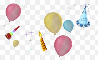 Feliz Cumpleanos Clip Art - Adornos De Cumpelaños En Png,Feliz Cumpleaños Png