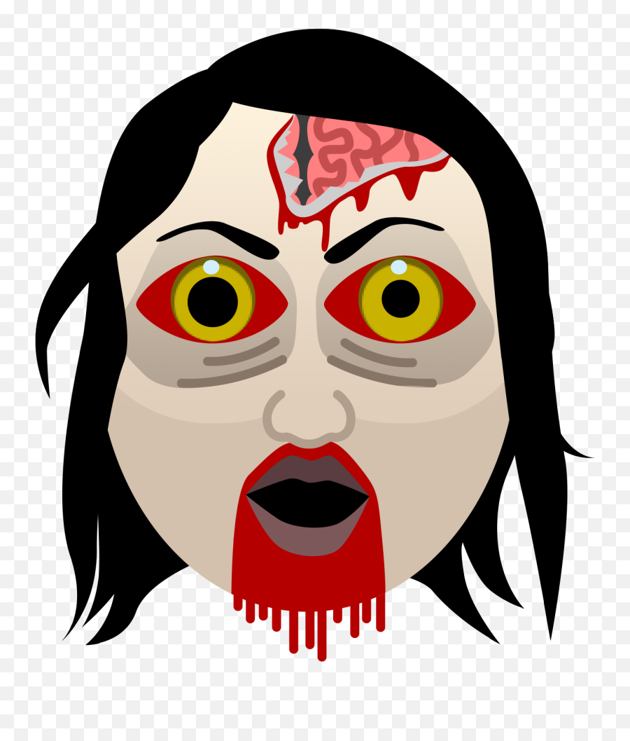 Download Hd Walking Dead Zombie - Cannibal Emoji Png,Dead Emoji Png