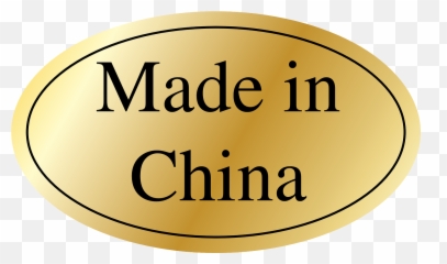 Made In China Label - png