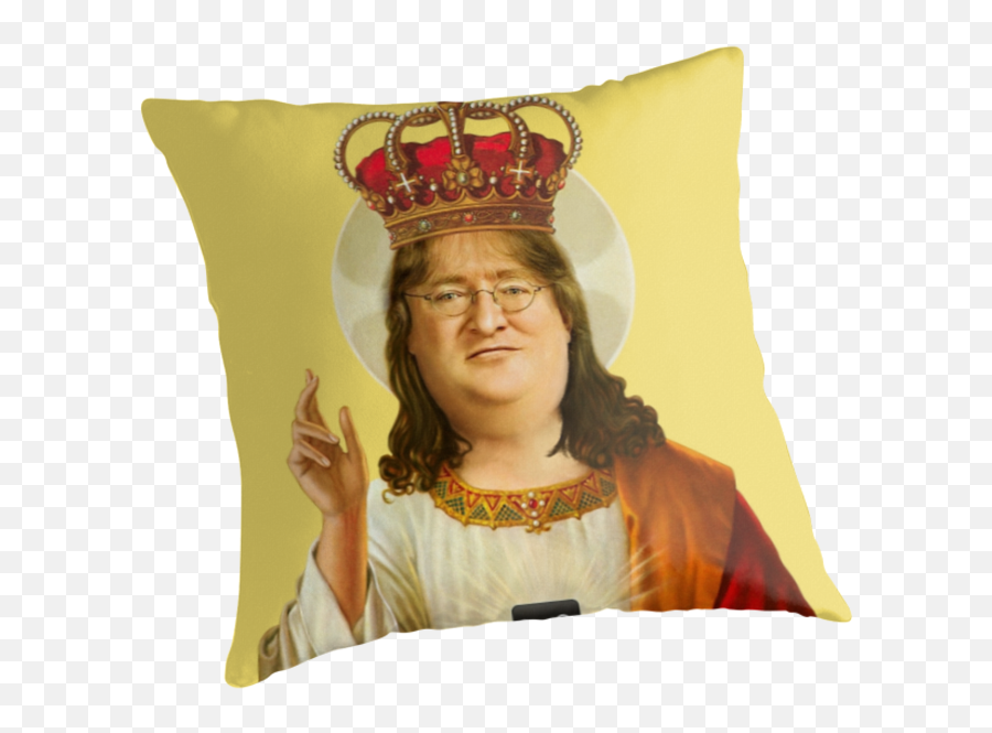 Download Gabe Newell Pillow - Gabe Newell Png,Gaben Png