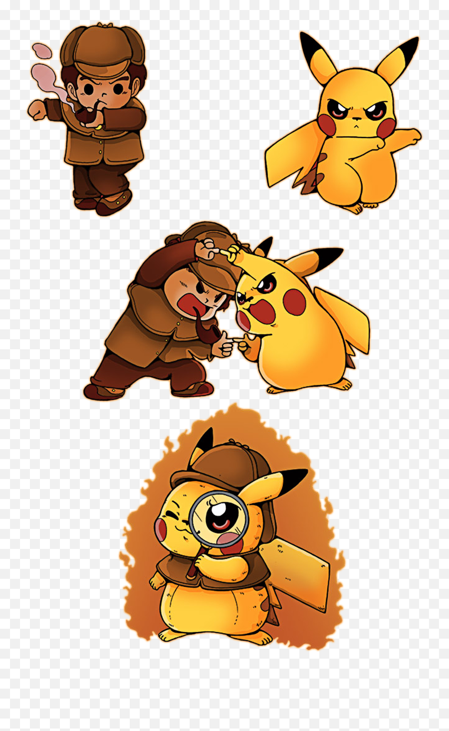 Detective Pikachu Fusion Shirt - Cartoon Png,Detective Pikachu Png