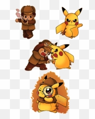 Detective Pikachu Fusion Shirt - Cartoon Png,Detective Pikachu Png