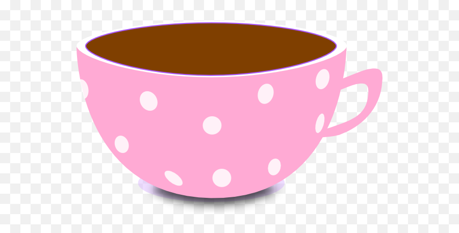 Pink Tea Cup Clip Art - Cute Tea Cup Clipart Png,Coffee Cup Clipart Png