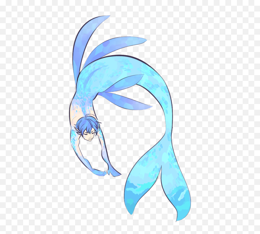 Mermaid Png Clipart - Anime Mermaid Pose Reference,Free Mermaid Png