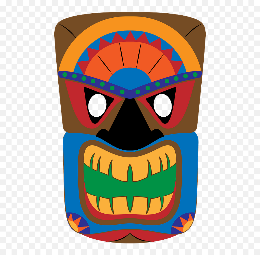 Tiki Mask Clipart - Clip Art Png,Tiki Png