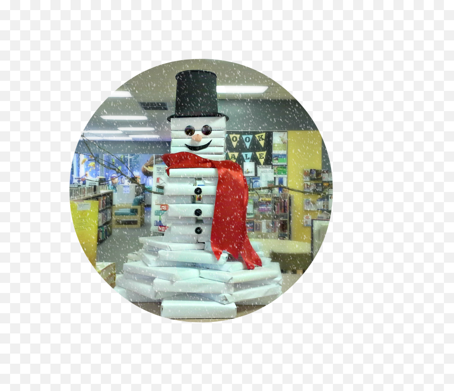 Download Frosty The Book Snowman A Holiday Library Display - Snowman Png,Frosty Png
