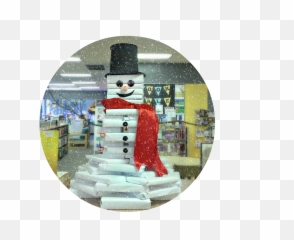 Download Frosty The Book Snowman A Holiday Library Display - Snowman Png,Frosty Png