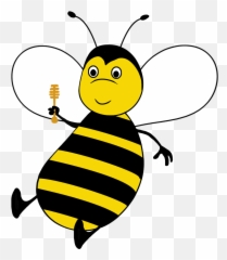 Bee Clipart - Honeybee Png,Queen Bee Png