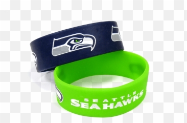 Seattle Seahawks 2 Pack Bracelets - Silicone Rings png