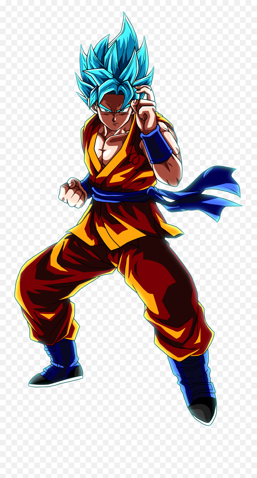 Goku Ssj Blue Dragon Ball Fighterz, HD Png Download , Transparent