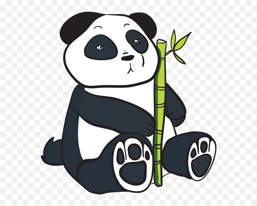 Panda China Bear - Free Vector Graphic On Pixabay Clipart Panda Bamboo Png,Panda Png