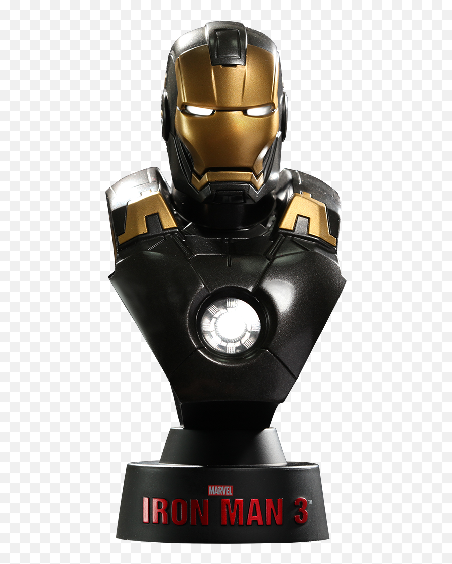 Marvel Iron Man Mark 20 - Python Collectible Bust By Hot Toy Iron Man Mark 7 Bust Png,Iron Man Mask Png