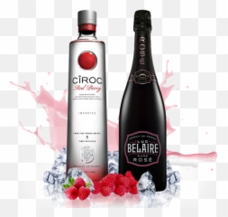 Download Hd Luxury Party - Ciroc Red Berry Png Transparent Belaire Rose And Ciroc,Berry Png