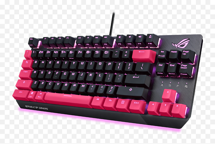 Rog Electro Punk Gaming Keyboard - Funkykit Rog Strix Scope Tkl Electro Punk Png,Gaming Keyboard Png