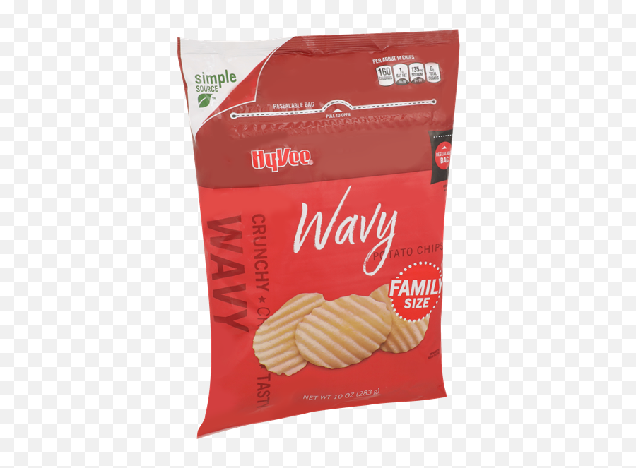 Hy - Vee Wavy Potato Chips Family Size Hyvee Aisles Online Potato Chip Png,Potato Chips Png