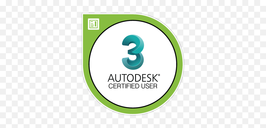 Autodesk 3ds Max Certified User - Vertical Png,3ds Png