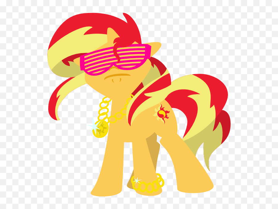 Mlp Fim Sunglasses Transparent Png - Sunset Shimmer,Shutter Shades Png