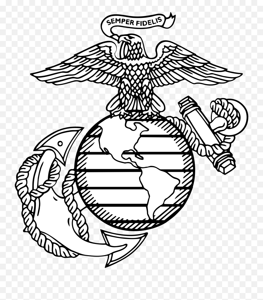 Marine Corps Logo Vector - Eagle Globe And Anchor Png,Nike Logo Vector