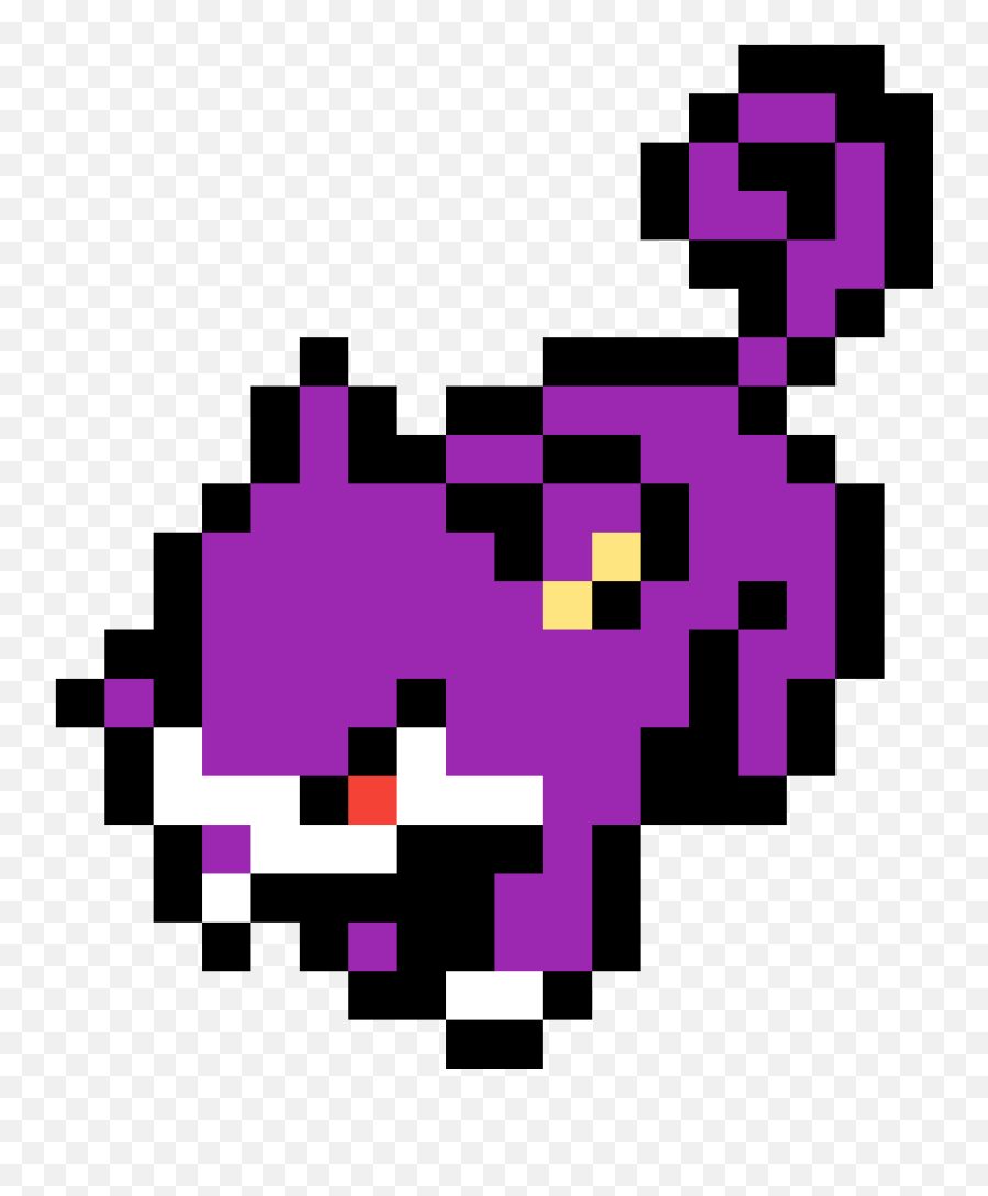 Pixilart - Rattata By Anonymous Pixel Art Pokemon Rattata Png,Rattata Png