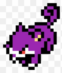 Pixilart - Rattata By Anonymous Pixel Art Pokemon Rattata Png,Rattata Png