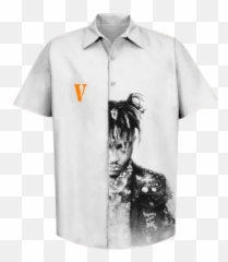 More - VLONE SOLEPLIER Juice Wrld Butterfly Shirt png