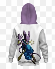 Dragon Ball Powerful God Of Destruction Beerus Kids Hoodie - Fictional Character png