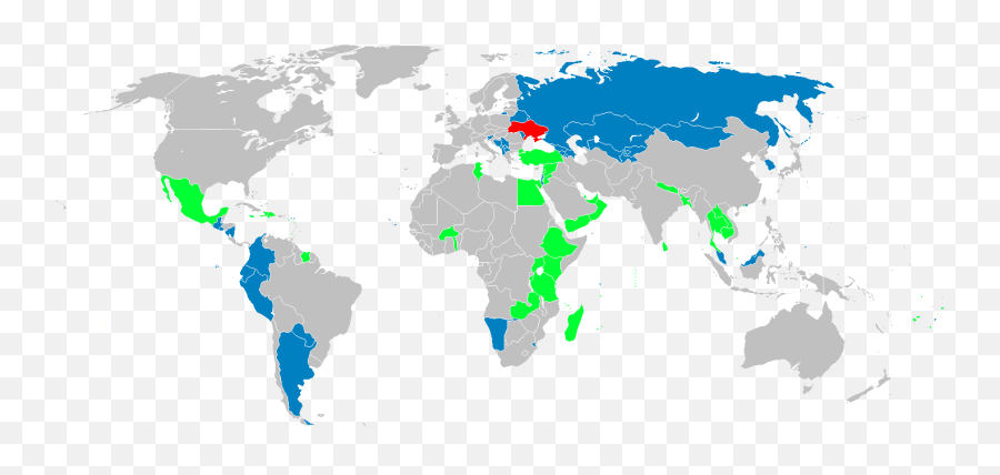 Download Ukrainian Visa - World Map Blank Accurate Full Kazakhstan Russia Png,Blank World Map Png