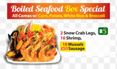 Special Box - B5 Spicy Png,Crab Legs Png