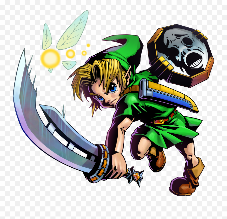 Link Cus Why Not Minecraft Skin Clipart - Mirror Shield Mask Png,Majoras Mask Png