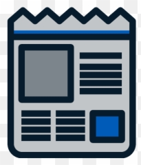 Newspaper Vector Svg Icon 20 - PNG Repo Free Icons Carta Color Bies Byetsa