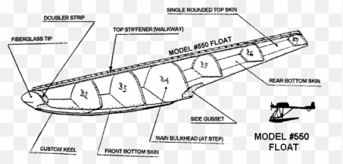 Free Floatplane Plans - Float Plane Floats png