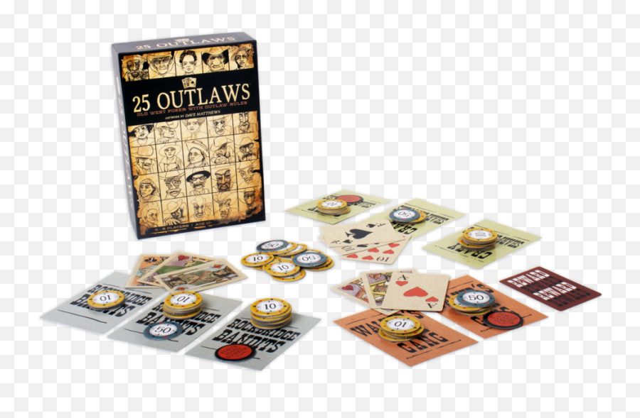 25 Outlaws - 25 Outlaws Game Board Game Png,Png Games