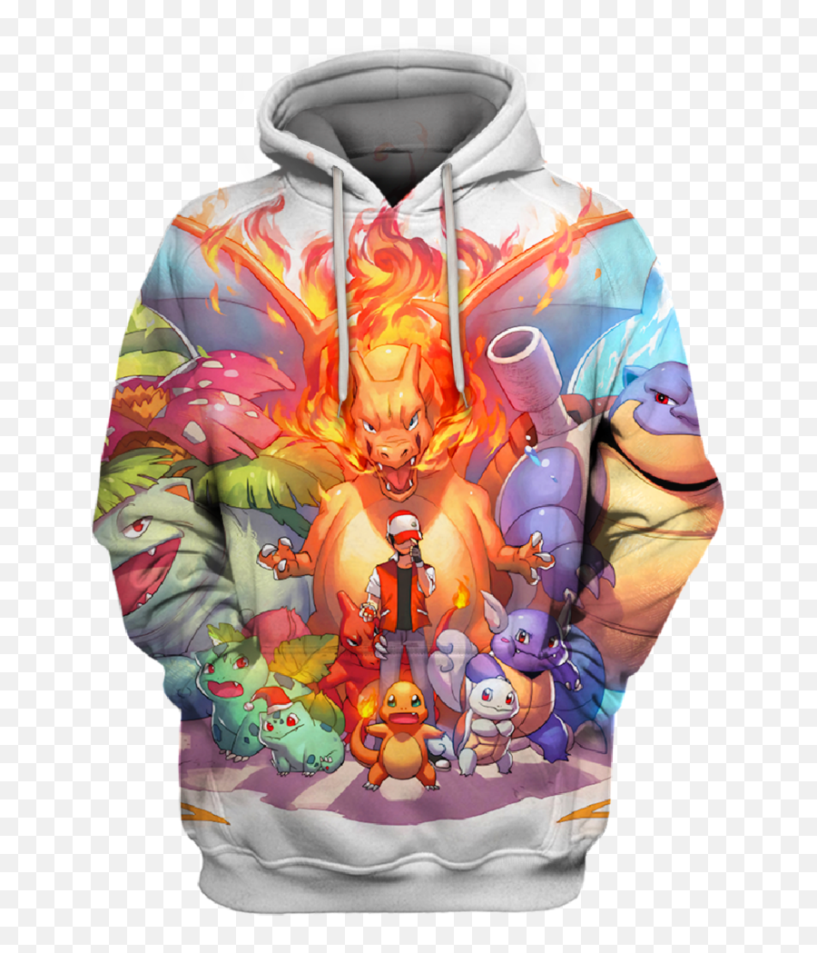 Venusaur Charizard Blastoise U2013 Ghibli Fashion - Hoodie Png,Venusaur Png