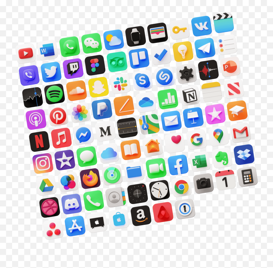Flump 3d Icons For Macos - Dot Png,Square App Icon