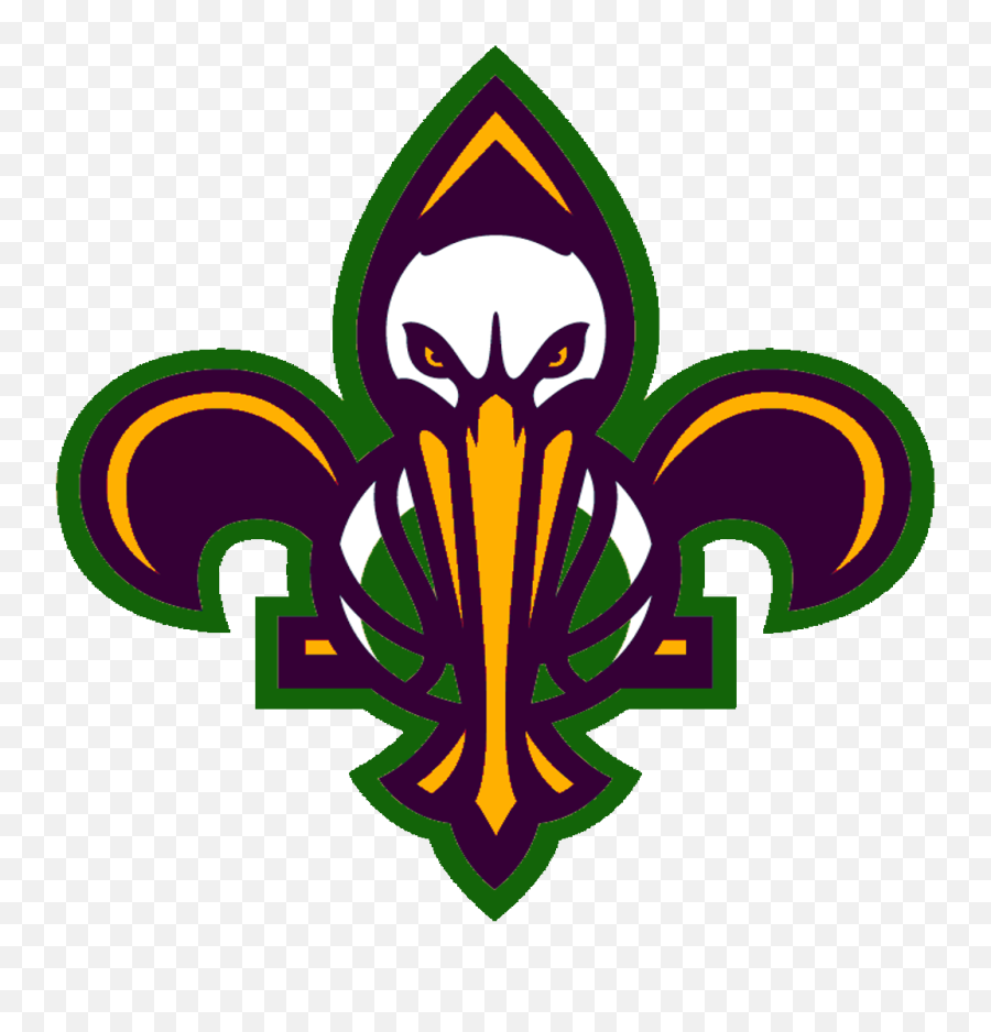 New Orleans Pelicans Logos Png Image - New Orleans Pelicans Mardi Gras Logo,Pelicans Logo Png