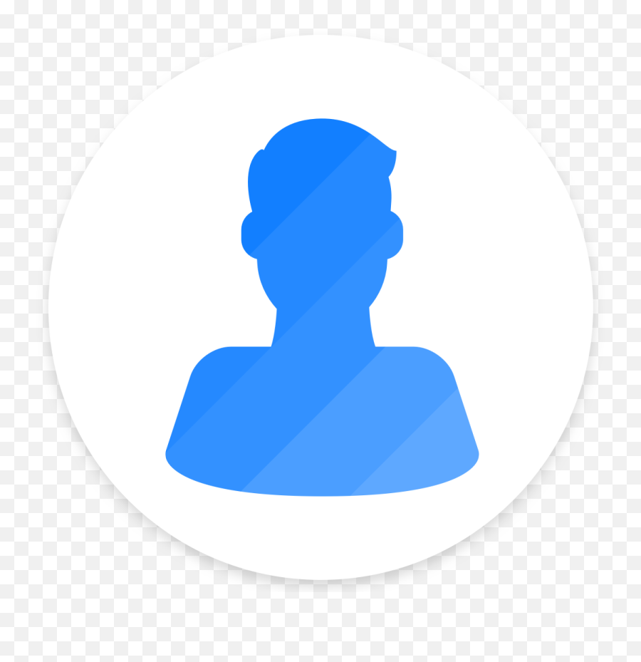 Contacts - Truecaller Icon Clipart Full Size Clipart Hair Design Png,Blue Contact Icon