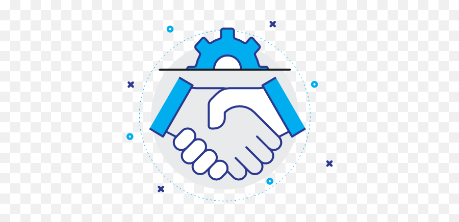 Lms For Training Companies Open - Illustration Png,Shake Hands Icon