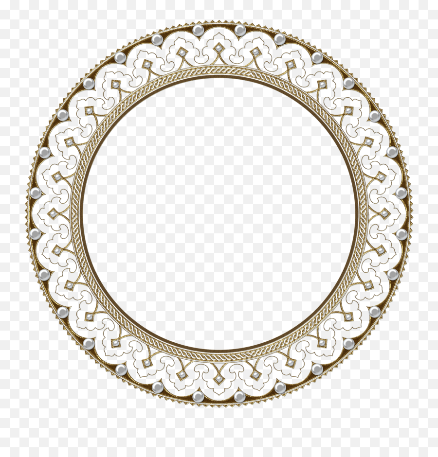 Download Picture Flower Frame Continental Border Circular Hq - Guide To The New Muslim Anwar Wright Png,Flower Circle Png
