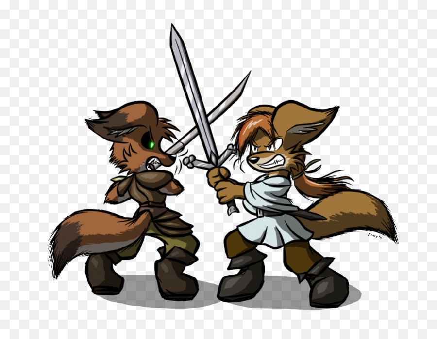 Download - Cartoon Sword Fighting Png,Fighting Png
