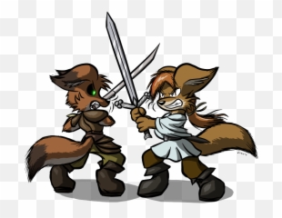 Download - Cartoon Sword Fighting Png,Fighting Png