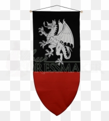 Celtic Dragon Banner - Medieval png