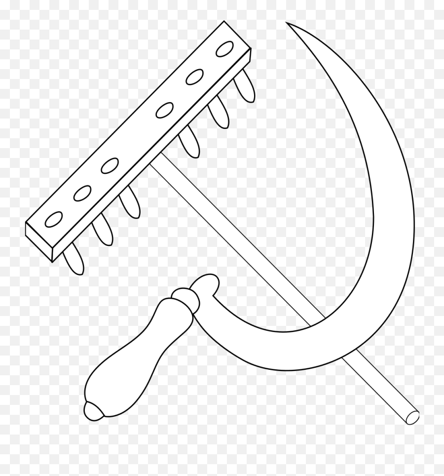 Filerake And Sicklesvg - Wikimedia Commons Png,Sickle Icon
