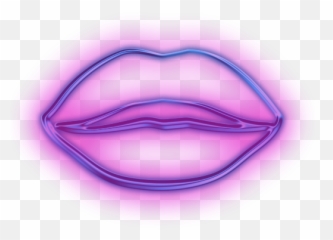 Neon Lips Png 4 Image - Neon Lips Sign Png,Pink Lips Png