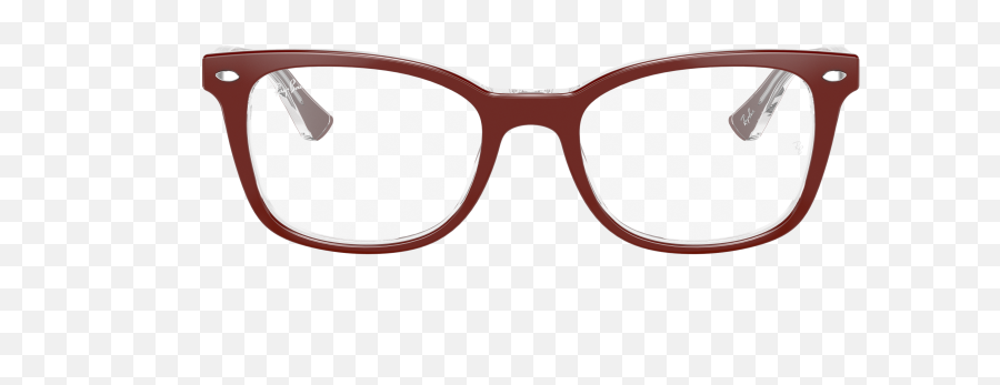 Ray - Ban 0rx5285 Glasses In Redburgundy Target Optical Maroon Frame Glasses Png,Rayban Icon Doupe