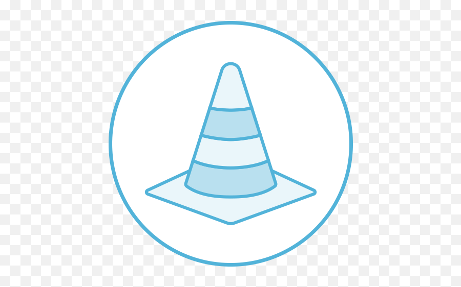 Traffic Safety - Construction Cone Coloring Page Png,Road Safety Icon