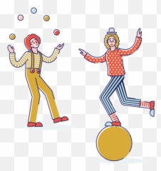 Juggling Icon - Download Colored Outline Style Oxford Comma Necessary Examples png