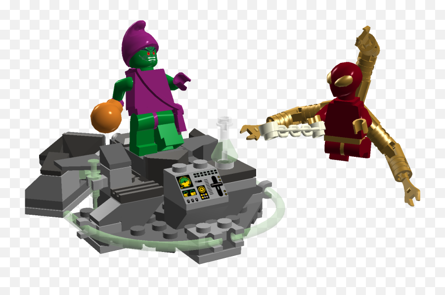 Lego Custom Iron Spider - Spiderman Vs Green Goblin Lego Png,Iron Spider Png
