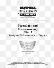 Pdf Business Professionals America Workplace Skills - Of png